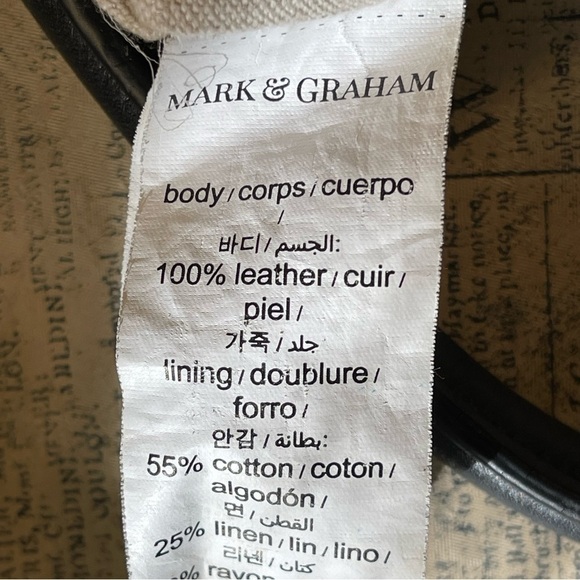 Mark & Graham Tote Black Leather - Picture 10 of 14